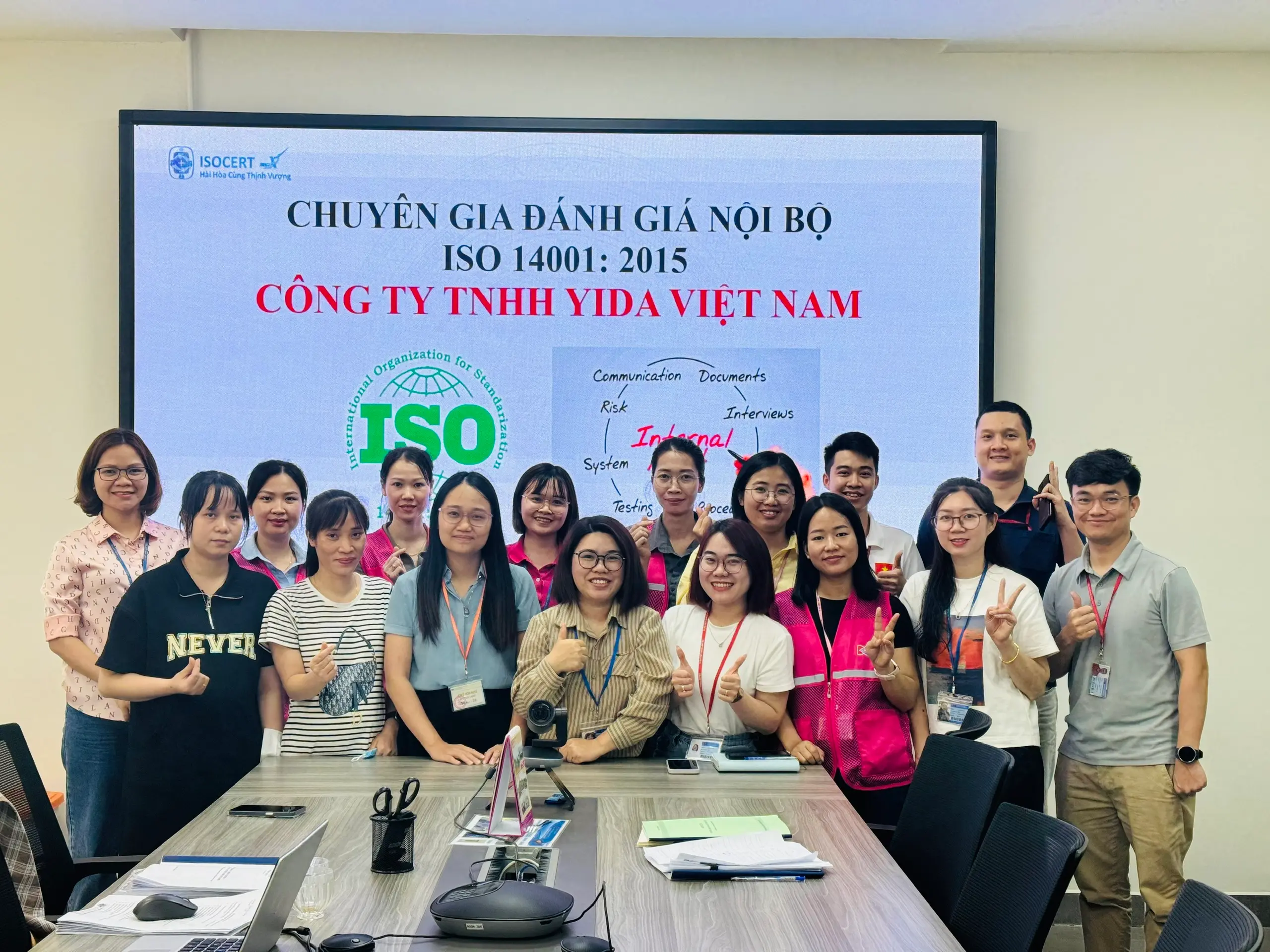 Đào tạo iso 14001 cho công ty YI DA